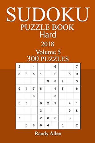 300 Hard Sudoku Puzzle Book - 2018