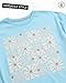 Volcom Girls Shirts - Casual Crewneck Short Sleeve Graphic Tee Trendy Tops - Breathable Girls Summer Clothes, Size 4, Crystal Blue