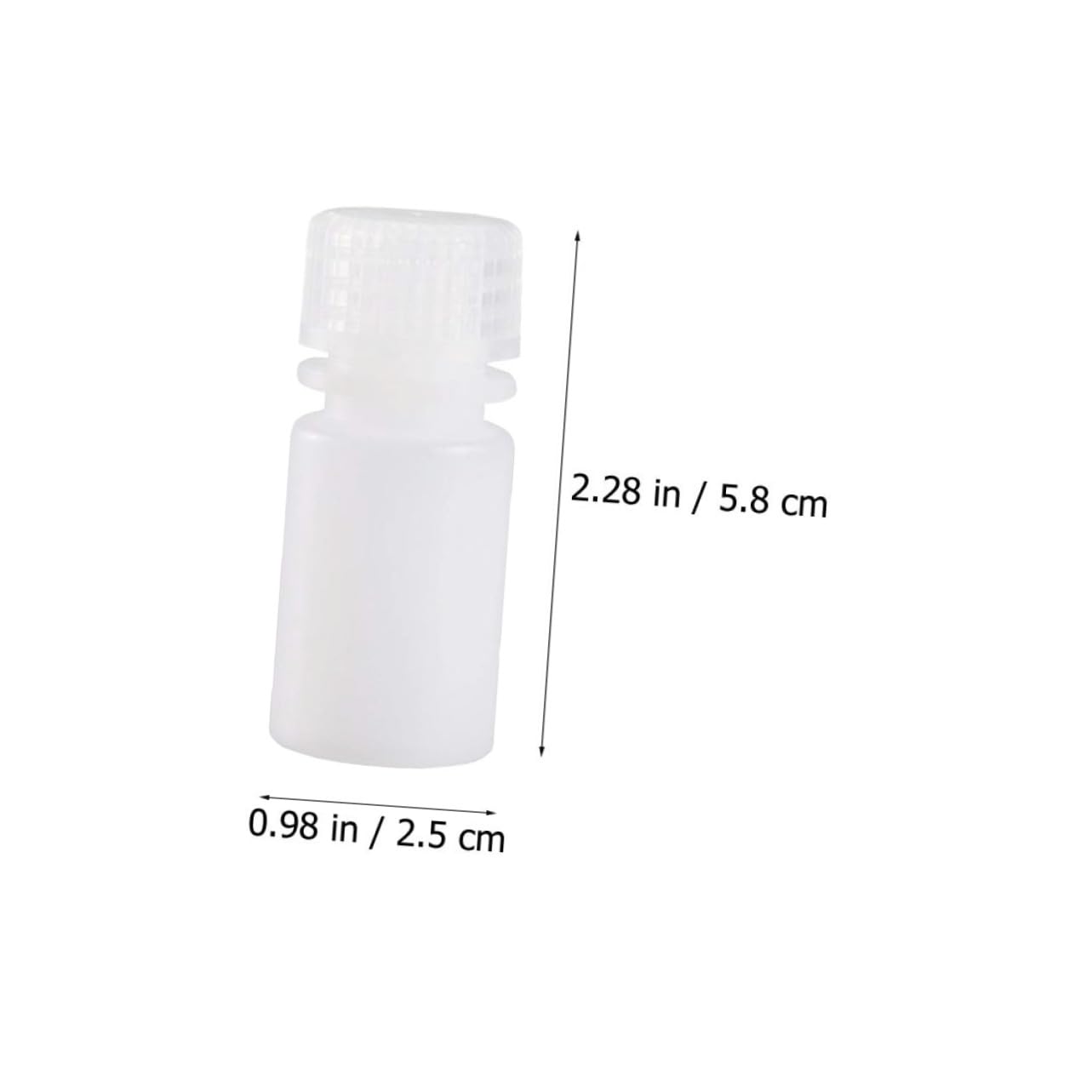 SOLUSTRE 10pcs High-Temperature Pp Acid Alkali Resistant Bottle Lab Household Use