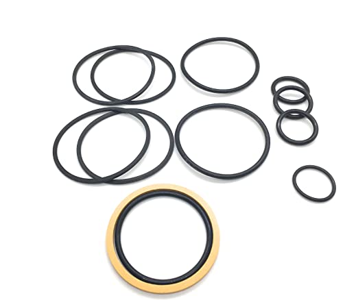 Image of REPLACEMENTKITS.COM Brand Hydraulic Seal Kit Fits Bush Hog 2345QT, 2346QT, 2347QT, 2400QT, 2425QT & 2445QT Some Bucket & Boom Cylinders Replaces 90939
