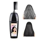 Champú para tinte para el cabello para mujeres y hombres, champú para color de cabello natural con peine aplicador para mujeres, hombres, bodas, reuniones, viajes al aire libre