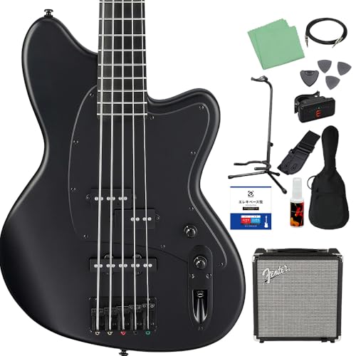 TMB425B-BKF 5弦ベース 初心者12点セット 【RUMBLE15V3付】 34インチスケール タルマンベース
