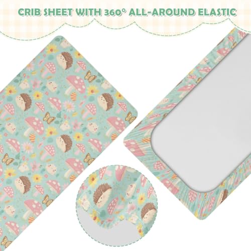 Drap housse imperméable bébé pour de douces nuits en forêt pastel - 5