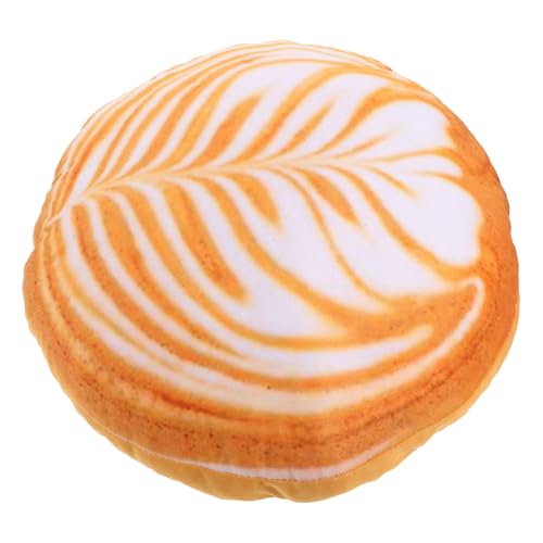 ULDIGI Cute Cartoon Coffee Latte Hugging Pillow Fun Plush Cushion for Sofa Bed Office Ergonomic Decorative Seat Cushion Machine Washable for Easy Care and Flexibility