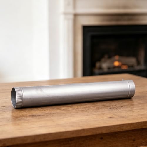 Tubo de ventilación de chimenea de acero inoxidable de 15.3 para extracción segura en estufas 4