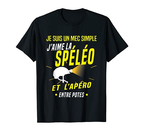 Espeleólogo de regalo humorístico – mec simple la espeleo y el aperio Camiseta