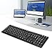 Kafuty-1 MC-689 USB Wired Arabic/English Keyboard, Ergonomic Mechanical for PC, Office, Home, Business, Laptops