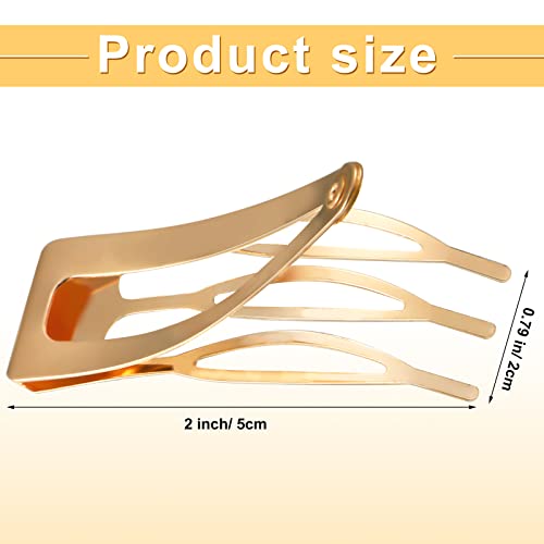 80 Pcs Double Grip Hair Clips Metal Snap Hair Clips Grip Hair Clips Barrettes For Women Hair Accessories For Women Girls, 4 Colors (Rose Gold, Kc Gold, Vintage Red, Vintage Green) #TOP1