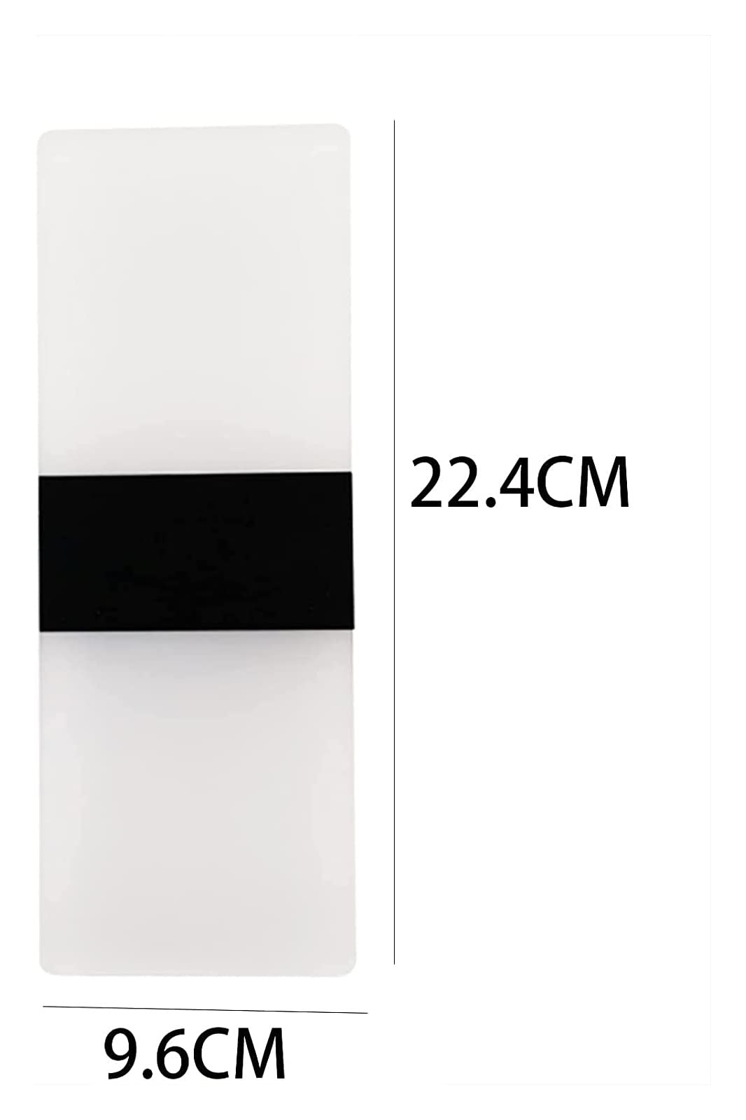 TCHAU - Batteria LED con sensore di movimento Luci magnetiche for corridoio interno ricaricabili USB Luce notturna intelligente 3000K Stick ovunque for Camera da letto Guardaroba Scale Corridoio Nero