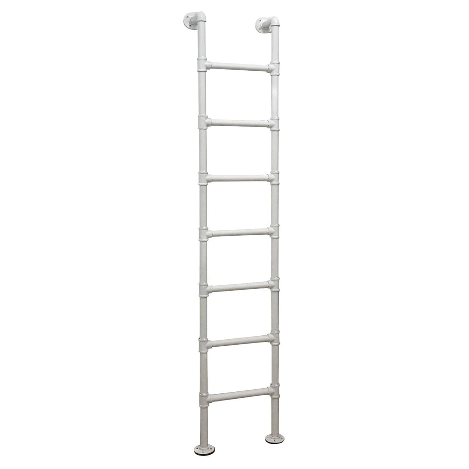 Escalera de salida de sótano y pozo de ventana con montaje en pared vertical 1