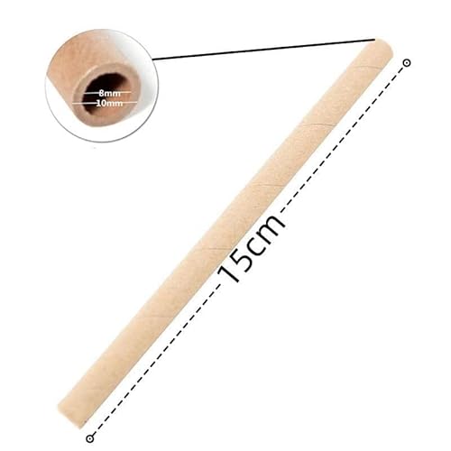 100 Pcs Cardboard Bee Nesting Tubes Cardboard Tubes For Insect Hotel, Great Paper Refills or Inserts/Liners Make Your Own Bee House - Image 2