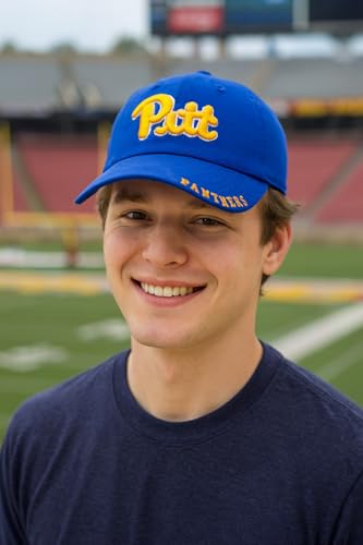 Gorra clásica oficial gráfica Universidad Pittsburgh azul miniatura 2