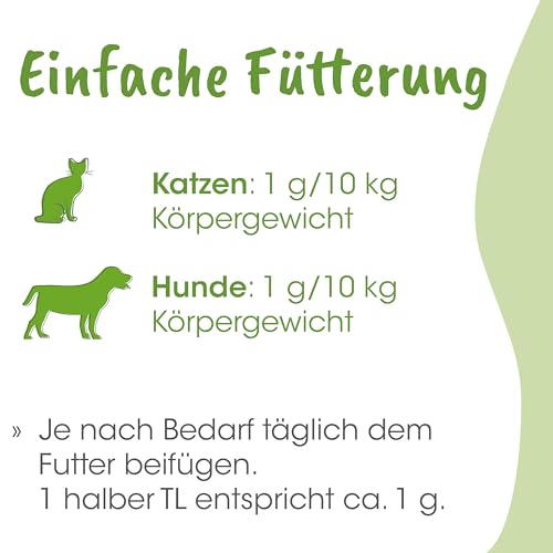 cdVet ArthroGreen Classic 70g - Nahrungsergänzung zur Unterstützung der Gelenke für Hund und für Katze durch Vitamine und Mineralien