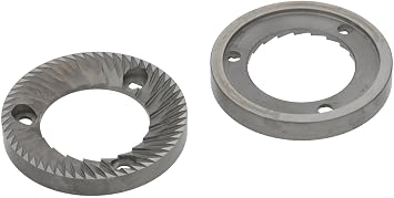 GRINDER BURRS FOR MAZZER SUPER JOLLY ESPRESSO GRINDER NEW, 3-Ph, 64 MM, PAIR