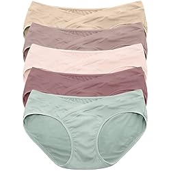 Kindred Bravely Under the Belly Bikini Maternity Underwear for Women and Postpartum Underwear 5 Pack