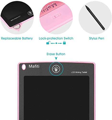 mafiti Lcd-schrijfbord voor kinderen, handschrift, notitieblok, tekenbord, schrijfbord voor kinderen, doodle board… - Image 4