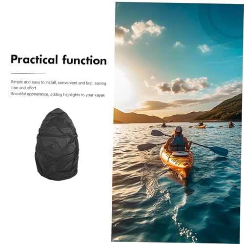 Mobestech Kayak Cover Kayak Boat Canoe Kayak Umbrella Sun Shade Kayak Hatch Kit Outdoor Kayak Rack Kayak Spray Skirt Kayak Cable Lock Roof Rack Kayak Holder UV Fishing Shirt Polyester Black
