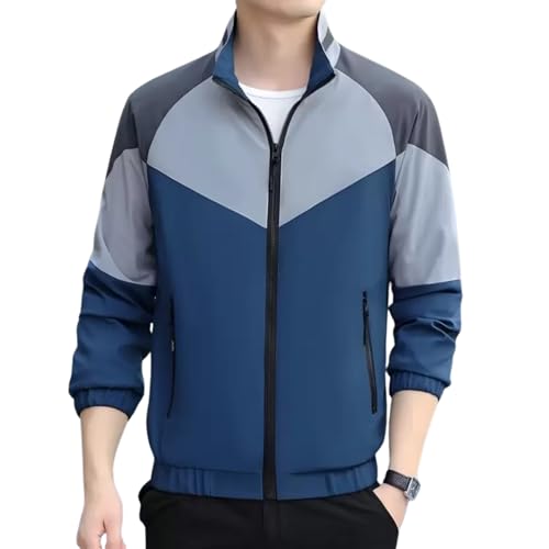 Image of MIA FASHION Mens Water Rasistance Jacket for Light Rain Full Sleeves Zipper Jacket Inside Pocket for Bike Riders & Outdoor Activity