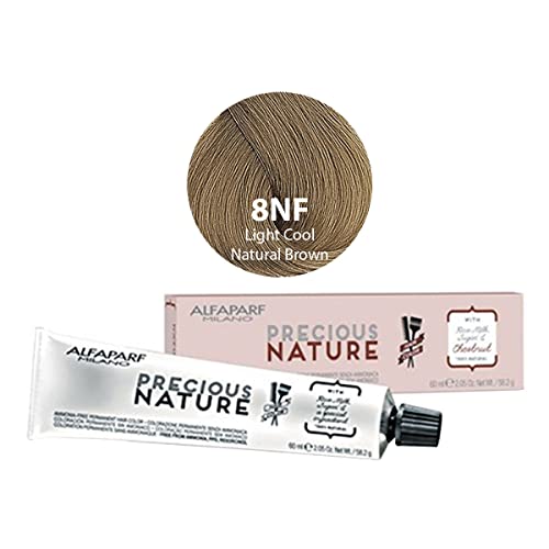 Alfaparf Milano Precious Nature 8 NF 60 ml Naturfarben natürlich kalt Hellblond, 60 ml