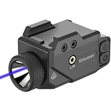 Gmconn 800 Lumen Blue Laser Pistol Light | Rechargeable Tactical Flashlight with Strobe Function