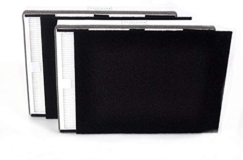 Breathe Naturally 2 Idylis A HEPA Air Purifier Filter and 2 Carbon pre-Filters, Fits Idylis Air Purifiers Idylis IAP-10-100 Idylis IAP-10-150, Model # IAF-H-100A, IAFH100A