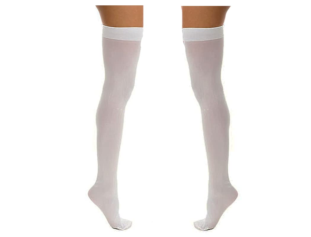 1 pair High Thigh White Stocking for Girls and women-image-26