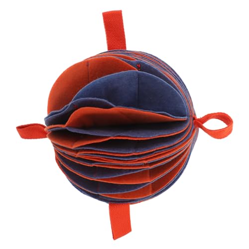 BESPORTBLE Dog Snuffle Ball Slow Feeding Toy Sniffing Training for Puppies Dogs Portable Food Hide Washable