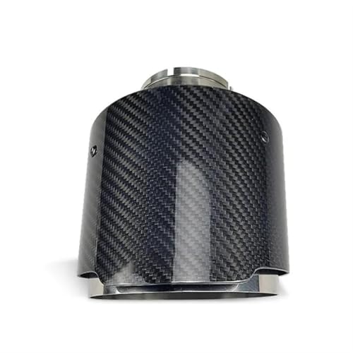 Tuyau d'échappement voiture sergé brillant 67mm silencieux inox