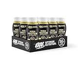 Optimum Nutrition High Protein Shake Bottles, Ready to Drink Healthy Snacks, No Added sugars, Low Fat, Vanilla Flavour, 12x500ml, Packaging May Vary