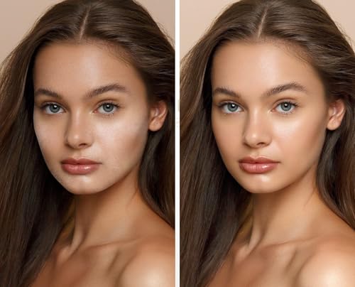 Image of Transparent Finishing Powder Cosmetic For Face Finish Setting With Puff