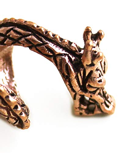 Anillos de bronce nórdico vikingo de estilo Dwarven Dreadlock para hombres 4