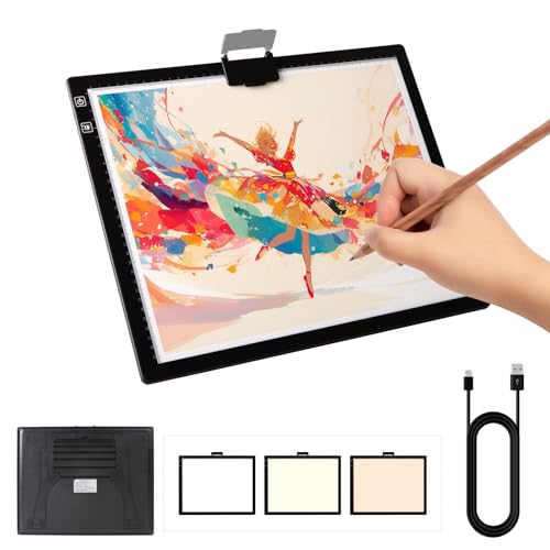 Boîte de traçage LED A3 réglable Magictaill avec batterie pour peinture diamant et art