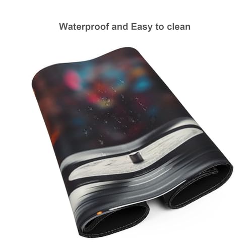 Tapis de souris grand format résistant pour éviter de glisser
