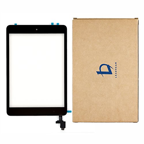 Glass Screen Digitizer Complete Full Assembly for iPad mini & mini 2 with IC Chip, Home Button, OEM Adhesive-Black