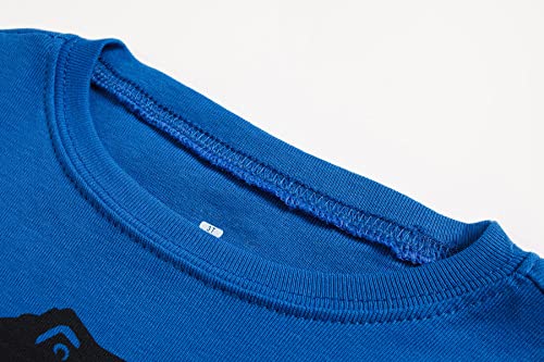 Family Feeling Big Boys Dinosaur Pajamas Short Sets 100% Cotton Kid Summer Pjs 10 #TOP4