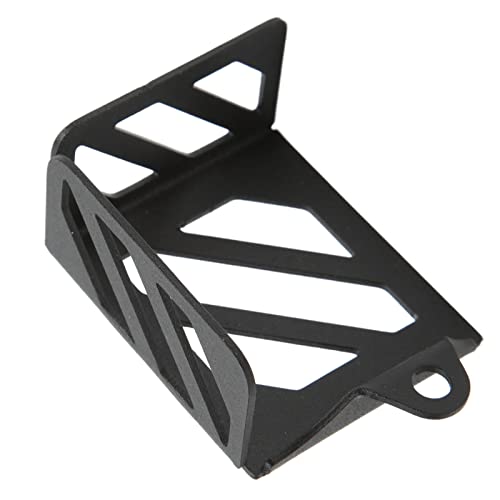 Schutz Des Hinteren Bremsflüssigkeitsbehälters Carbon Stahl Hinterer Bremsbehälter Schutz Schutz Motorrad Zubehör Ersatz für CB125R CB2150R CB250R CB300R CB500X(Schwarz)