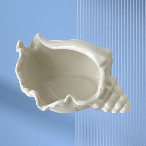 Cyrank Seashell Bowl Large Clam Shell Decor Shell Conch Shape Jewelry Tray Ocean Style, Clam Shell Bowl Beach Decorations Jewelry Dish Trinket Tray for Vanity Decor Decoration Storage Bowls - Cosy Home Interiors Cyrank Seashell Bowl Large Clam Shell Decor Shell Conch Shape Jewelry Tray Ocean Style, Clam Shell Bowl Beach Decorations Jewelry Dish Trinket Tray for Vanity Decor Decoration Storage Bowls - Image 8