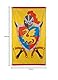 Boland 44008 - Fahne Ritter und Drachen, Größe 150 x 90 cm, Hängedeko mit Drache und Wappen, Banner, Dekoration für Mottoparty, Geburtstag oder Karneval