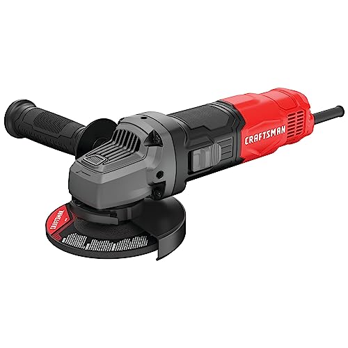 CRAFTSMAN Small Angle Grinder Tool 4-1/2 inch, 6 Amp, 12,000 RPM, Corded (CMEG100) by CRAFTSMAN - Used condition - US$50.43