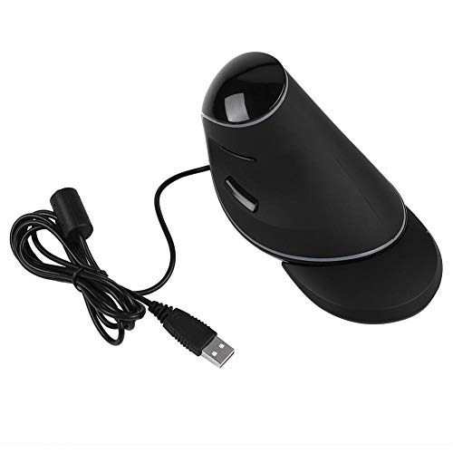 Diyeeni Delux 618 Plus Vertical Mouse RGB LED Wired Ergonomic Gaming Mouse USB Backlight for PC (Symphony)