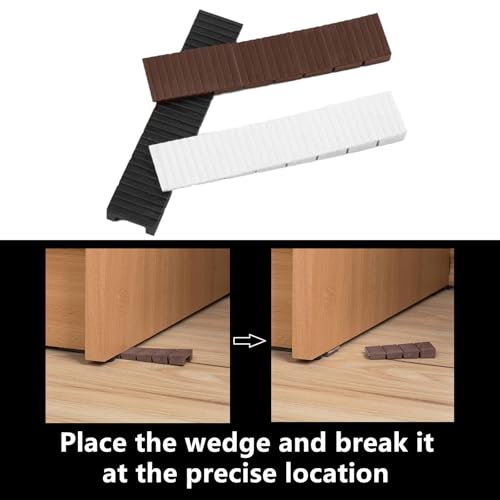 Möbelkeile, Justierkeile, Ausgleichskeile, Keile Kunststoff, Möbel Nivellierunterlagen, Unterlegkeile, Justierbare Möbel Ausrichtungs Nivellierkeile, Für Tischstuhlfüße, Schrank, Tür, 30 Stück