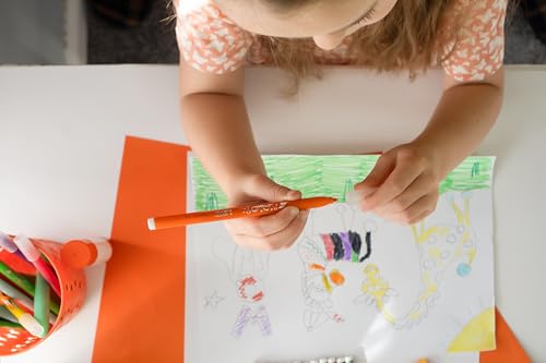 BIC Kids Kid Couleur Filzstifte, 36 Farben, Wasserlöslich, Mittlere Spitze, Ab 5 Jahren