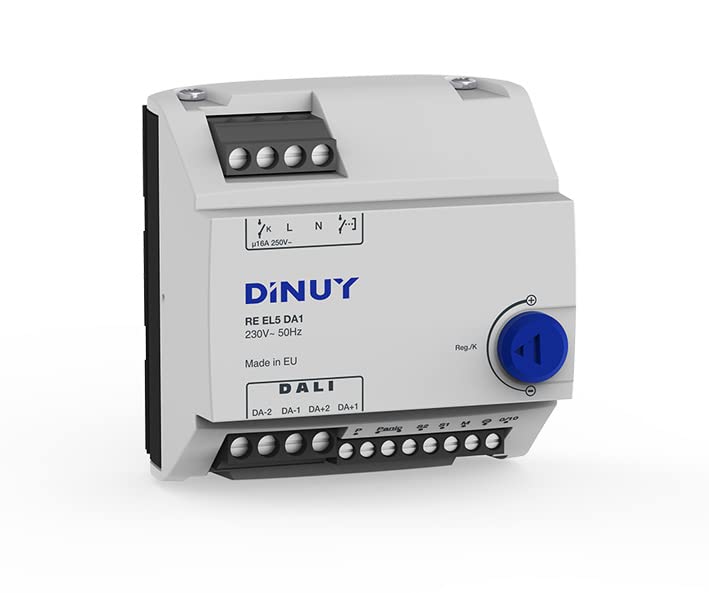 Régulateur modulaire pour reactancias Dali Dinuy RE EL5 DA1 rail DIN