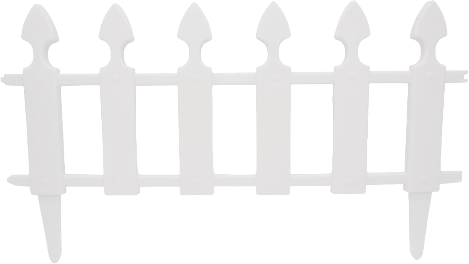 EasyFlex 24.9' Picket Border Fence Kit, White