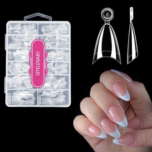 SITELENABY Almond Nail Tips