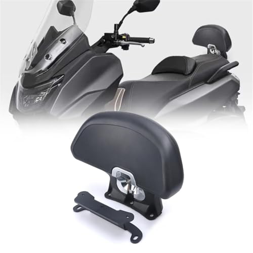 Coussin de dossier SYM Maxsym 400 noir pour siège passager arrière moto 2020-2022