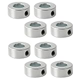 TonGass 8-Pack Zinc Plated Carbon Steel 1/2