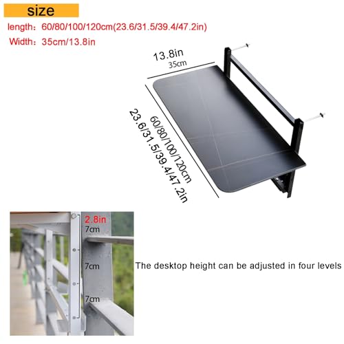 Balustrade de balcon pliable réglable pour optimiser les garde-corps étroits sans encombrer le sol
