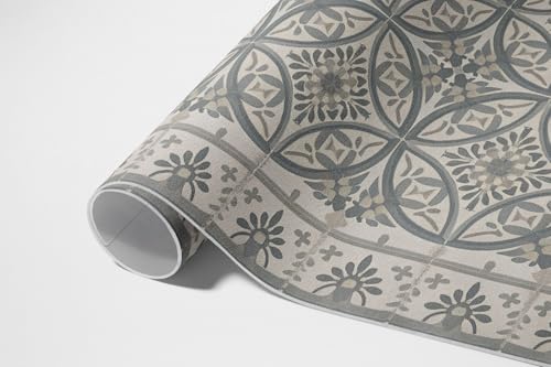 Tapis en vinyle rectangle 100x150 cm motifs géométriques pour décorer le salon - 6