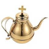 Mikinona Topf Mit Kochendem Wasser Kaffeekessel Teekanne Aus Edelstahl Wasserkessel Aus Edelstahl Küchenöltopf Vintage -teekanne Restaurant -teekanne Golden